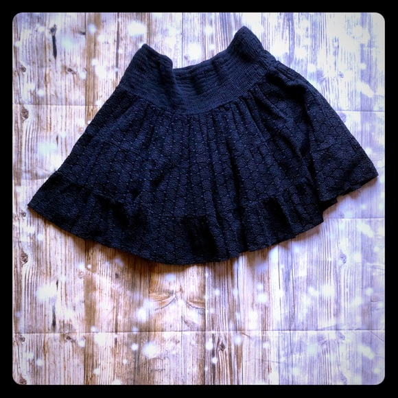 nolita Dresses & Skirts - Black eyelet mini skirt